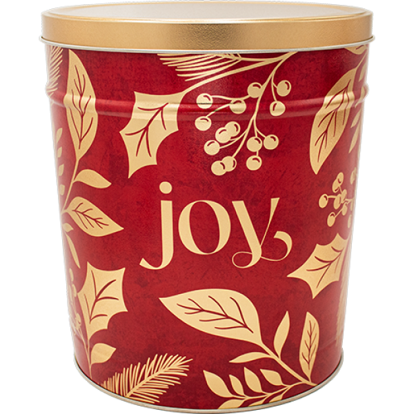 Holiday Joy POpcorn Tin
