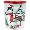 3.5 Gal Snowman Christmas Gourmet Popcorn Tin Can