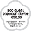 300 Person Popcorn Buffet