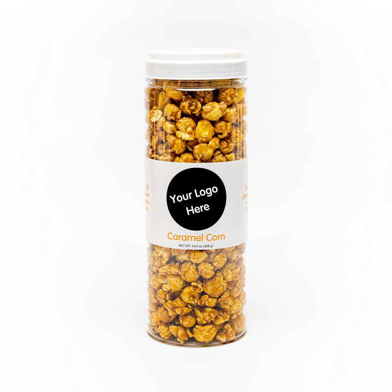 Custom Labeled Popcorn Gift Jar