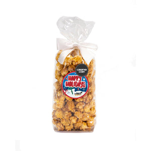 happy holidays popcorn favor bag