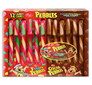 Fruity Pebbles & Cocoa Pebbles Candy Canes