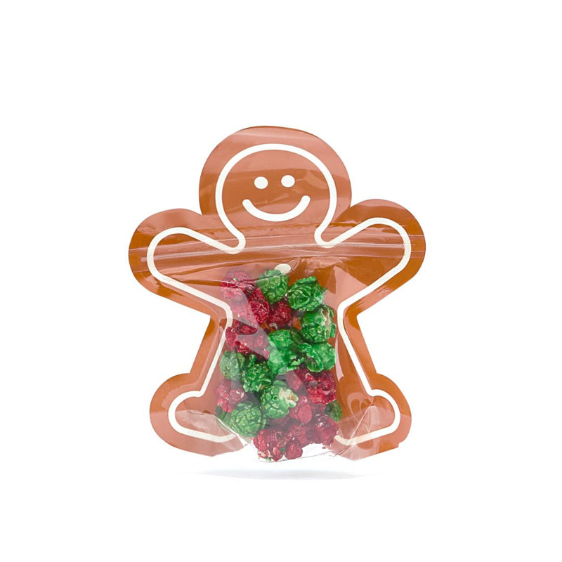 Gingerbread Man Popcorn Treat Bag