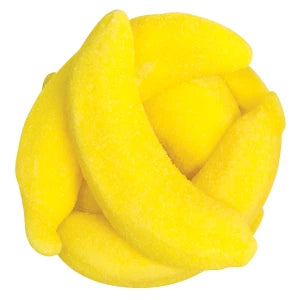 Sanded gummy banans