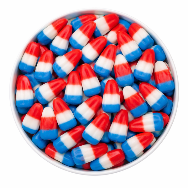 red white and blue candy corn candy