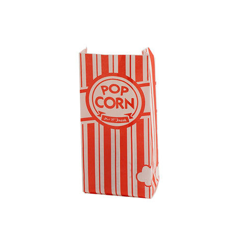 Popcorn Bags, Pack Of 24, Red Small Popcorn Bags, Party Paper Bag