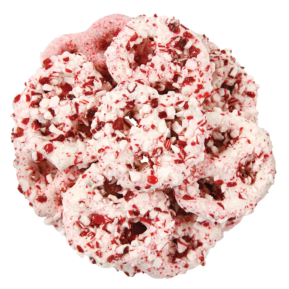 Peppermint Yogurt Pretzels