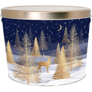 2 Gal Gilded Forest Popcorn Tin
