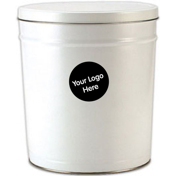 6.5 gallon custom logo popcorn can