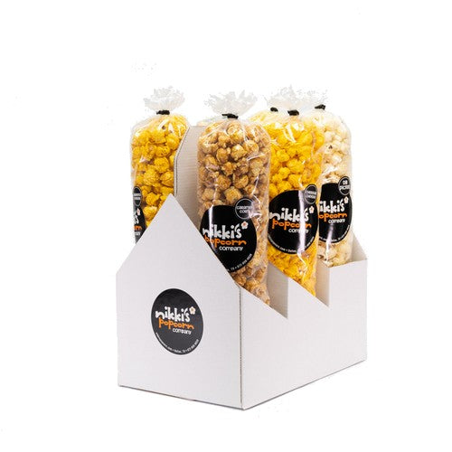 6 Pack Popcorn Sampler Gift Box Dallas
