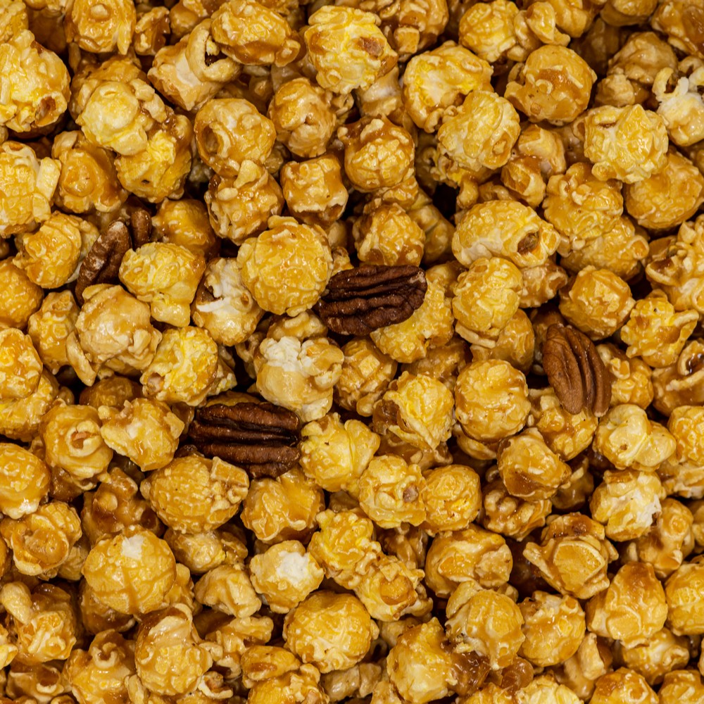 Caramel Pecan Gourmet Popcorn Dallas Nikkis Popcorn Company