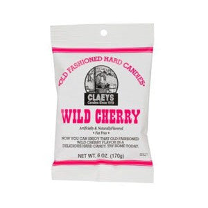 Claeys Wild Cherry Candy - Nikki's Popcorn Company Dallas, TX