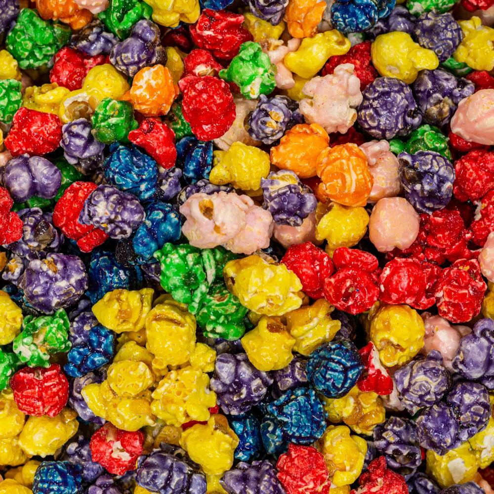 Rainbow Popcorn Cornfetti Mulit Colored Popcorn Dallas