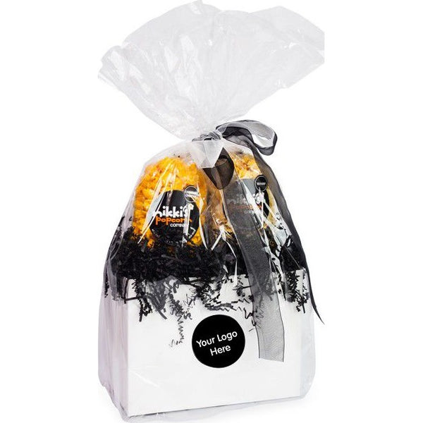 Small Custom Branded Popcorn 2 Pack Gift Box