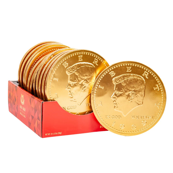 Ft Knox 5" Giant Gold Chocolate Coin