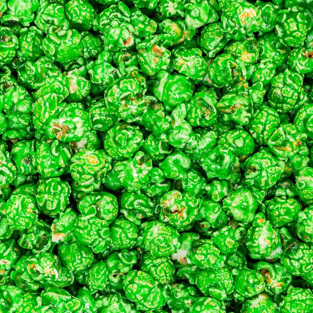 Green Colored Popcorn Green Apple Candied Dallas TX