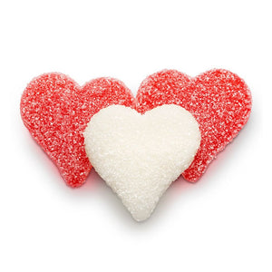 Albanese Gummi Sour Sanded hEARTS