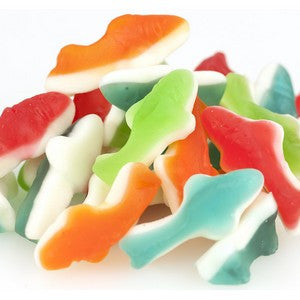 Gummy Rainbow Sharks Bulk 1/2 lb - Nikki's Popcorn Company Dallas, TX
