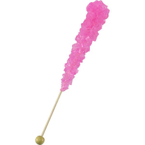 Bubble Gum Rock Candy Sticks Light Pink