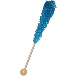 Rock Candy Sticks (6)-Blue Raspberry