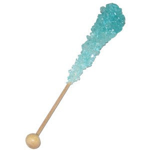 Rock Candy Sticks- Light Blue Cotton Candy - Nikkis Popcorn - Dallas, – Nikki's Popcorn Company