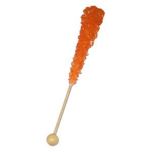 Rock Candy Sticks (6) - Orange