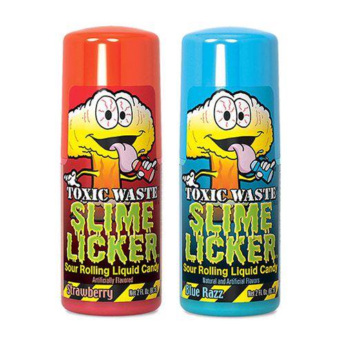 TOXIC WASTE SLIME LICKER - NEW FLAVORS 1PC - Party Out the Box